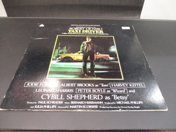 Vintage 1976 Vinyl LP Record Taxi Driver Original Motion Picture Soundtrack Excellent Condition 67643