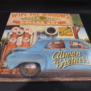 Vintage 1976 Allman Brothers Band Vinyl LP: Wipe The Windows, Check The Oil, Dollar Gas