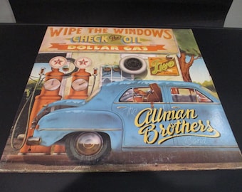 Vintage 1976 Vinyl LP Record The Allman Brothers Band Wipe The Windows Check The Oil Dollar Gas Excellent Condition 67565