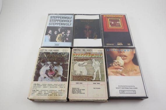 Vintage 1980's Steppenwolf Cassette Tapes Excellent Condition Magic Carpet Ride Best Of 16 Greatest Hits Sold Individually
