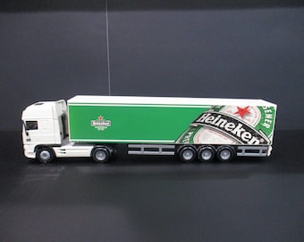 Vintage 1:50 Scale Joal Diecast Metal Heineken Beer Tractor Trailer Truck Excellent Condition Free Shipping
