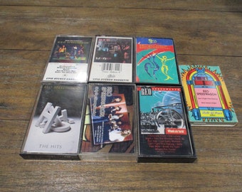 Vintage 1980's REO Speedwagon Cassette Tapes Excellent Condition The Hits Hi Infidelity Life As We Know It Wheels Turnin Sold Individually