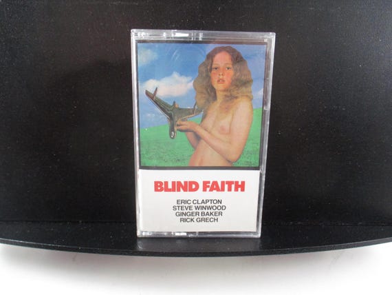 Vintage 1980's Cassette Tape Blind Faith Self Titled Censored Nude Version Excellent Condition