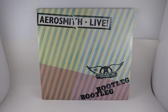 Vintage 1982 Vinyl LP Record Aerosmith Live Bootleg Near Mint Condition