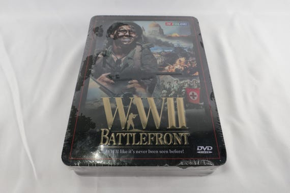 2004 5 DVD Set WWII Battlefront In Color Still Factory Sealed Collectors Tin Box