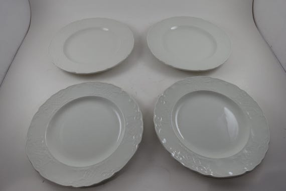 Vintage Johnson Brothers Athena Bone China Bread Plates, Set of 4