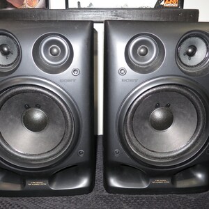 Pair of Vintage Sony SS-H605 3 Way Bookshelf Speakers bild 8