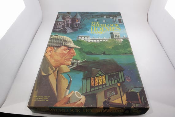 Vintage 1974 Cadaco The Sherlock Holmes Game