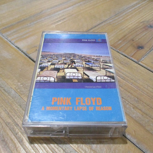 Vintage 1987 Cassette Tape A Momentary Lapse of Reason Pink Floyd Rare Taiwan Pressing on Himalaya Tape Excellent Condition