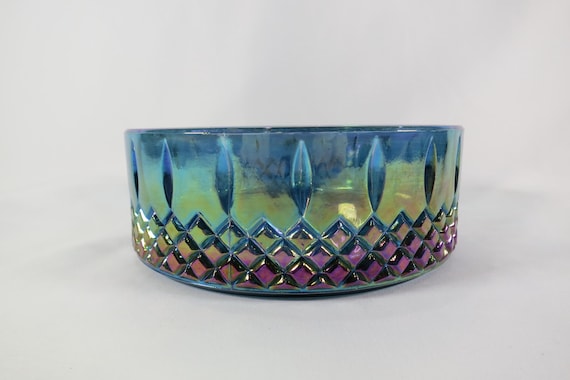 Vintage Indiana Glass Princess Pattern Carnival Candy Dish Bowl