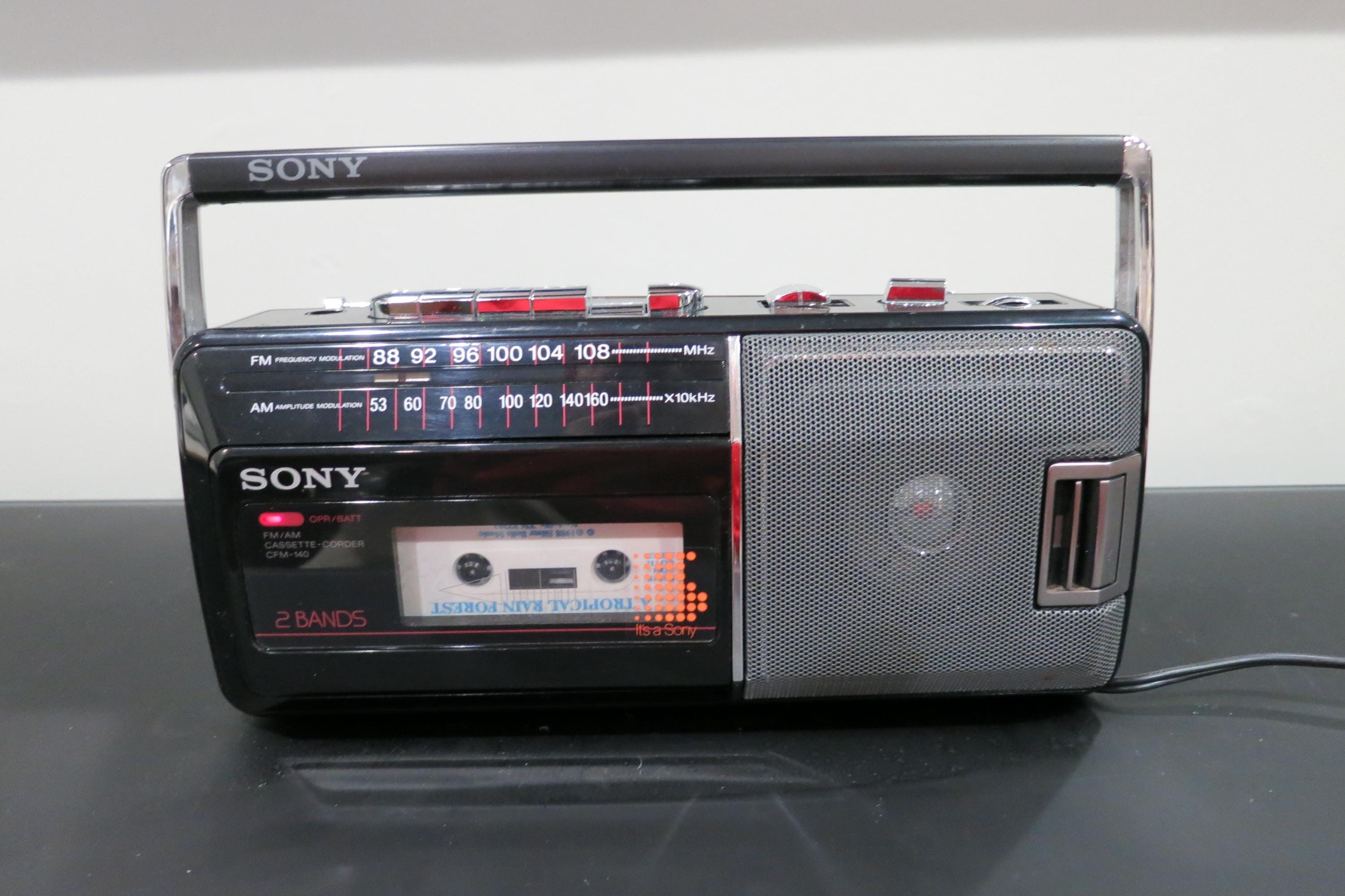 FM/AM Cassette-Corder CFM-800 Radio Sony Corporation