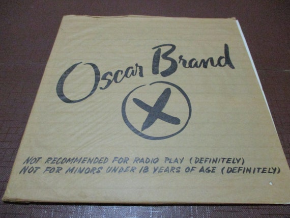 Vintage 1976 Vinyl LP Record Brand X Oscar Brand with Original Brown Bag Promo DJ Copy Excellent Condition 64928