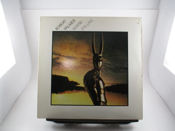 Vintage 1982 Vinyl LP Record Robert Palmer Maybe It's Live Excellent Condition 65682
