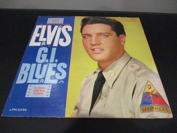 Vintage 1960 Vinyl LP Record Elvis Presley in GI Blues Mono First Pressing Long Play Label Very Good Plus Condition 61093