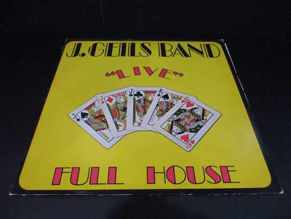 Vintage 1972 Vinyl LP Record Live Full House The J Geils Band Excellent Condition 68767