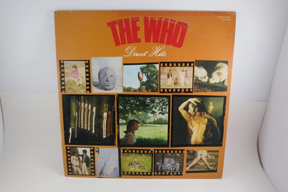 Vintage 1980 Vinyl LP Record Direct Hits The Who Japanese Pressing Near Mint Condition with Insert 71499