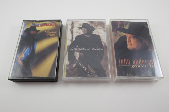 Vintage 80s/90s John Anderson Cassette Tapes Encore Collection Seminole Wind Paradise Greatest Hits Sold Individually