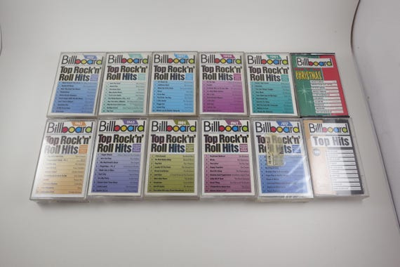 1990's Billboard Top Rock N Roll Cassette Tapes 55-89 Many More