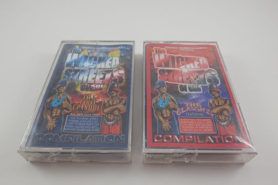 Vintage 1999 Cassette Tape Set The Wicked Streets of Chi Compilation The Classics and The First Episode Both MINT and Still Factory Sealed