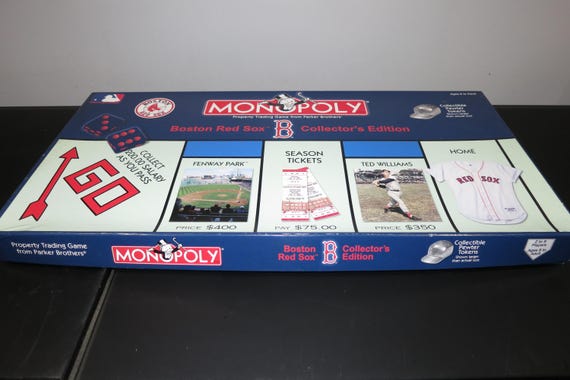 Vintage 2000 Monopoly Boston Red Sox Edition - 100% Complete