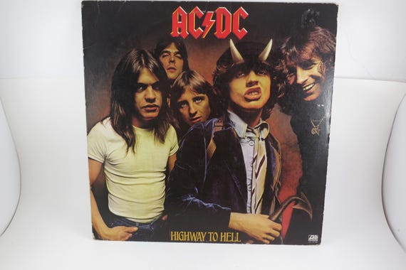 Vintage 1979 Vinyl LP Record Highway to Hell AC/DC