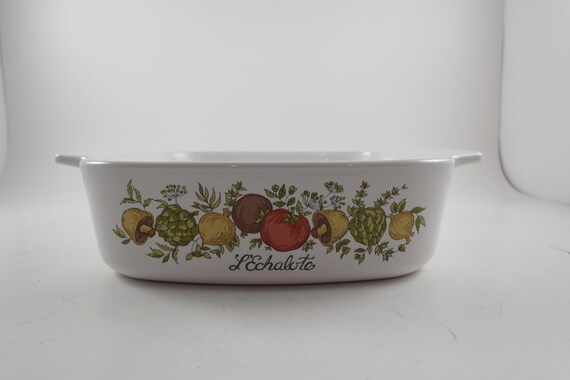 1970's Corning Ware A-1- B Spice O' Life Pattern 1 Quart Saucepan Excellent Condition