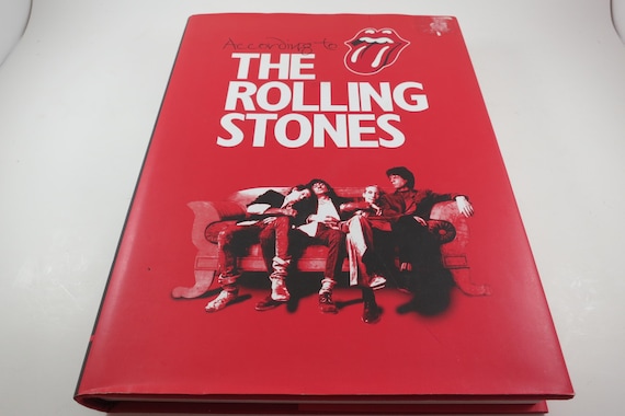 2003 Hardcover Book According to the Rolling Stones First Edition with Dust Jacket