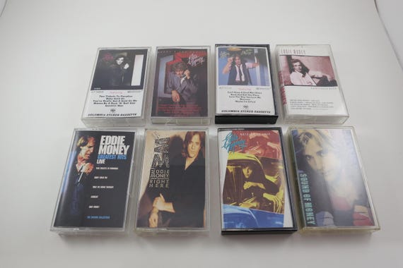 Vintage 1980's Eddie Money Cassette Tapes Excellent Condition Nothing to Lose Can't Hold Back Sounds Money Greatest Sold Individually
