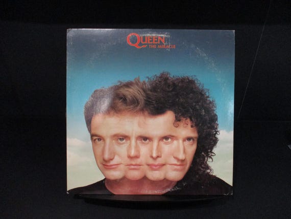 Vintage 1989 Vinyl LP Record Queen The Miracle Excellent Condition Rare Late Queen Record 68613