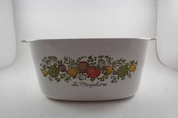 1972-1979 Corning Ware P-4-B 1 1/2 Quart Baking Dish Wildflower Pattern Excellent Condition