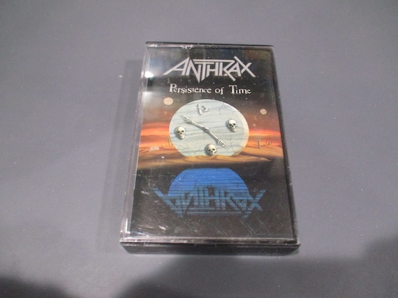 Vintage 1990 Cassette Tape Persistence of Time Anthrax Heavy Metal