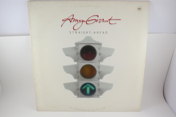 Vintage 1984 Amy Grant 'Straight Ahead' Vinyl LP Record with Photo