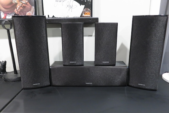 Onkyo 5 Piece Home Theater Surround Sound Speaker System 130 Watts