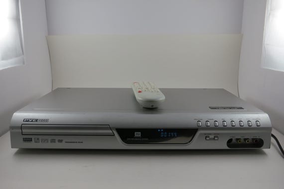 Vintage 2005 Pye Video DVD Player and Recorder with Original Remote Works Perfectly Records DVD's Also Plays CD's