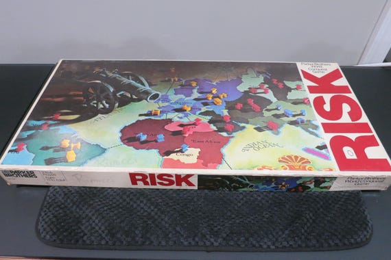 Vintage 1980 Parker Brothers Board Game RISK 100 Percent Complete