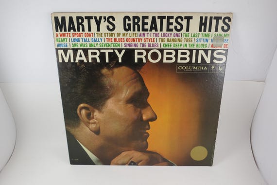 Vintage 1959 Marty Robbins Vinyl LP, Greatest Hits, Mono Pressing