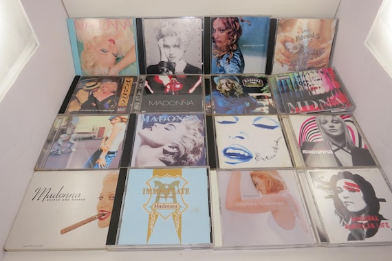 Vintage 1990's Madonna CD's American Life Like A Virgin Immaculate Collection True Blue Ray of Light Self Titled More Sold Individually