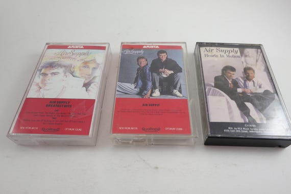 Vintage Air Supply Cassette Tape: 1980s Pop Rock - Individually Sold
