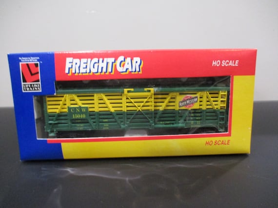 Vintage Life Like Trains HO Scale CNW North Western Stock Car #8488 New In Original Box