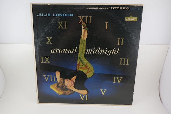 1960 Vinyl LP Record Julie London Around Midnight Original Liberty Pressing Excellent Condition 71821