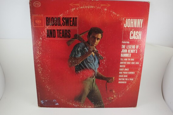 1965 Vinyl LP Record Blood Sweat and Tears Johnny Cash Excellent Condition 360 Sound Stereo Pressing