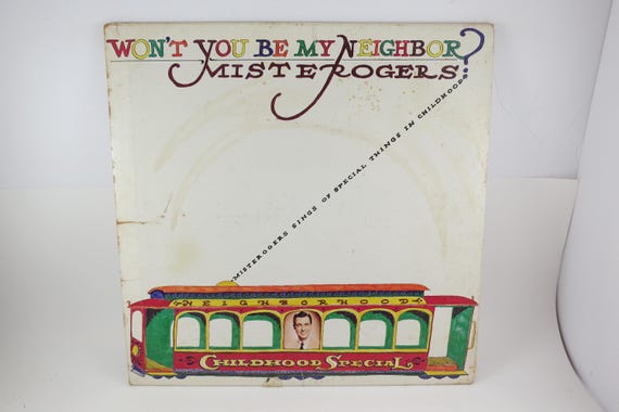Vintage 1967 Mister Rogers Vinyl LP: Won't You Be My Neighbor?