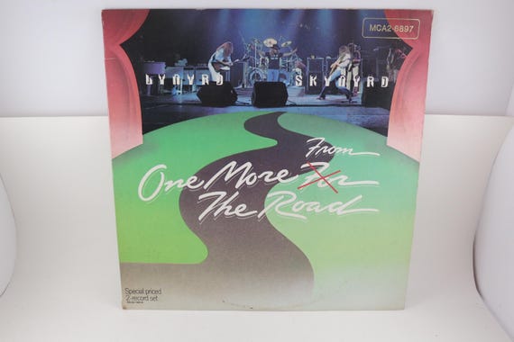 Vintage 1980 Lynyrd Skynyrd "One More From the Road" LP Record