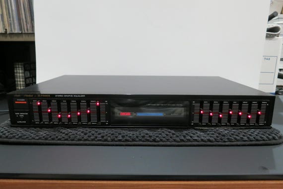 1980'S Fisher Studio Standard 14 Band Graphic Equalizer