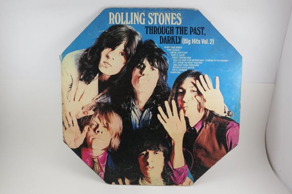 Vintage 1971 Rolling Stones Vinyl Record: Through The Past Darkly