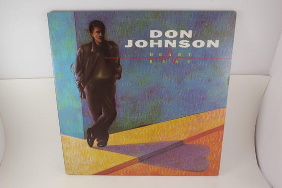 Vintage Don Johnson Heartbeat Vinyl LP Record 1986
