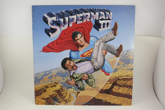 Vintage 1983 Vinyl LP Record Superman III Original Motion Picture Soundtrack