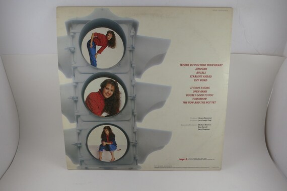 Vintage 1984 Amy Grant 'Straight Ahead' Vinyl LP Record EX