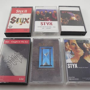 Vintage Styx Cassette Tape: 1980s Rock Albums