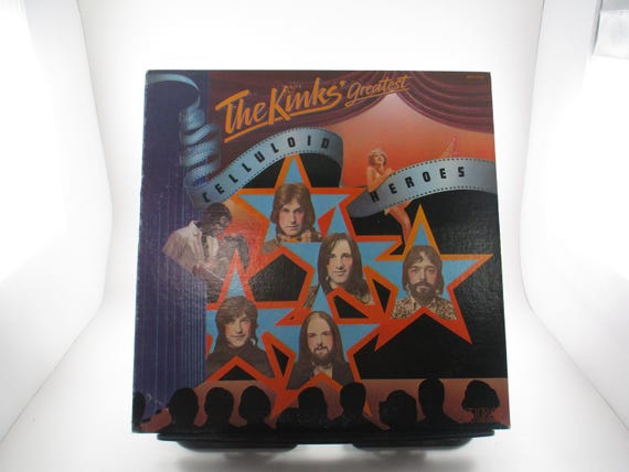 1976 Vinyl LP Record Celluloid Heroes The Kinks Greatest Hits Excellent Condition Tan Label Original 64590